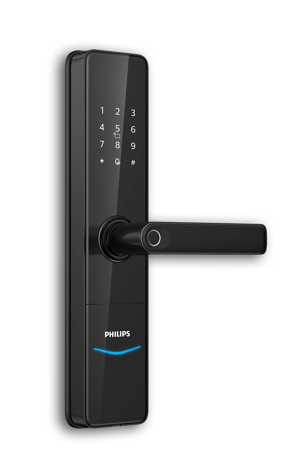 6000 Series Smart Lever Door Lock – Philips EasyKey Egypt (Black)