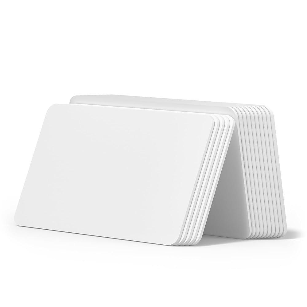 57/M1 White Card – Hotel Lock Access Card – LEZN Egypt
