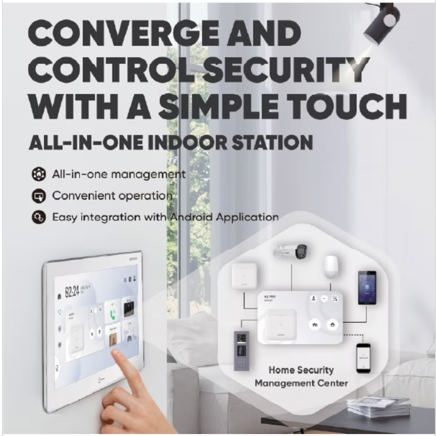 Hikvision Indoor Station 10-Inch Touch Screen Intercom System WiF