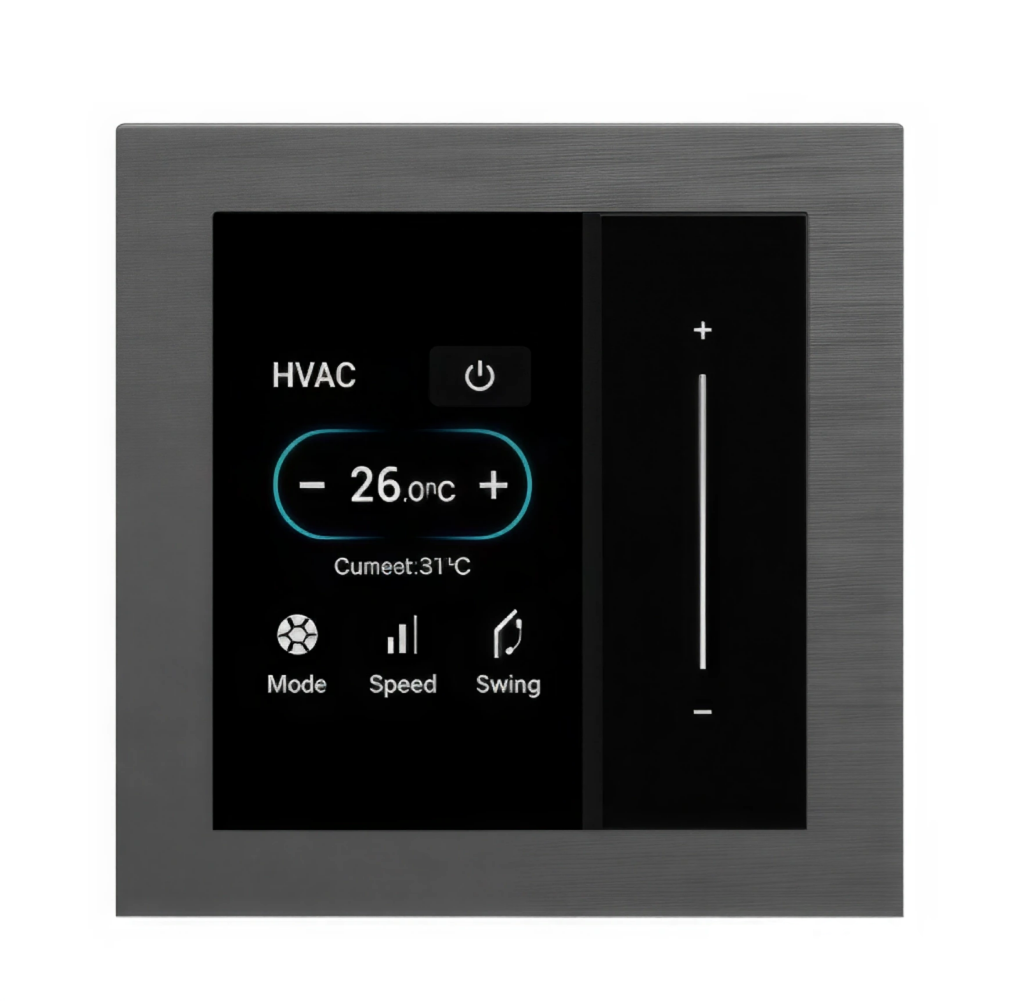 Akubela KNX Aura Series multi-function smart control panel